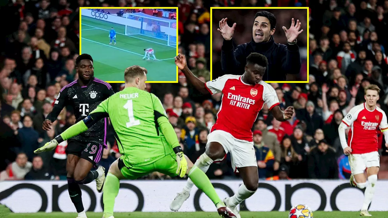 Thomas Tuchel rages as Bayern Munich denied ‘deserved penalty’ in moment you may have missed amid Bukayo Sa...