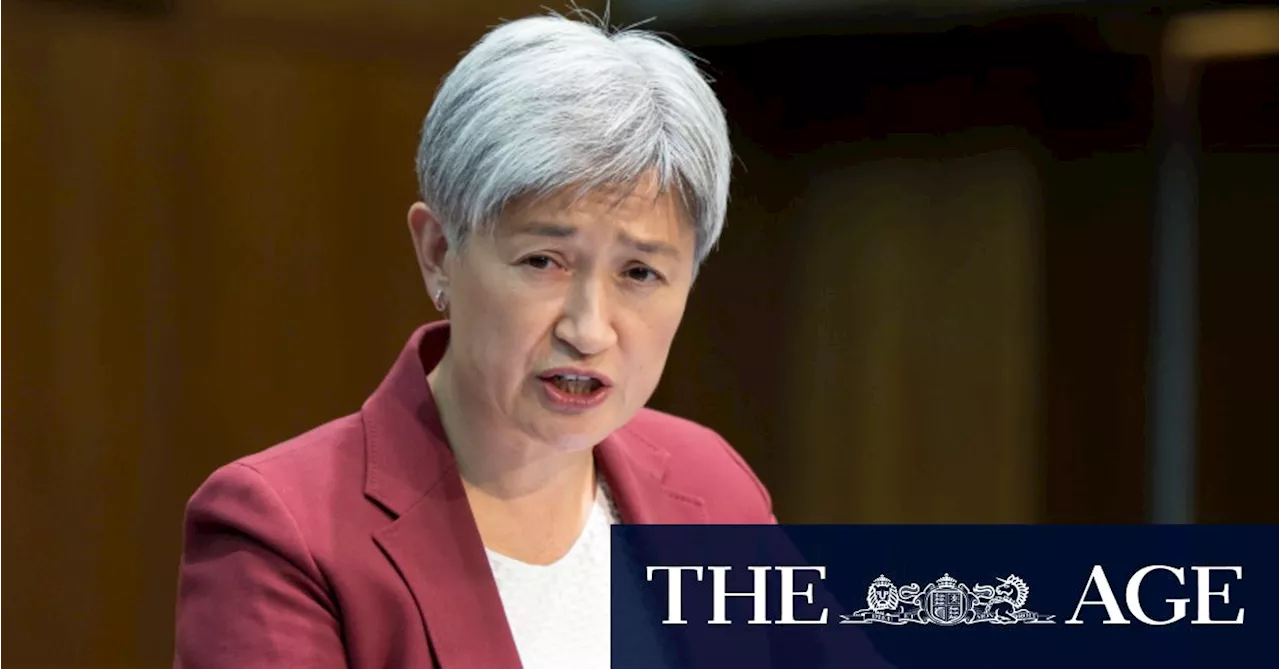 ‘We need to build the pathway’: Wong steps up debate on Palestinian statehood