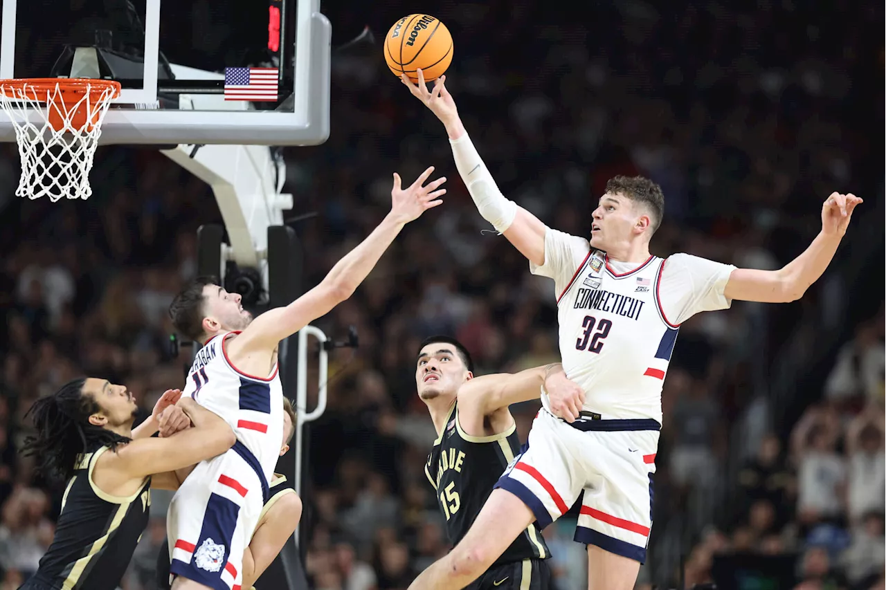 UConn stymies Purdue in title game, becomes first back-to-back men’s champions since 2007 Florida