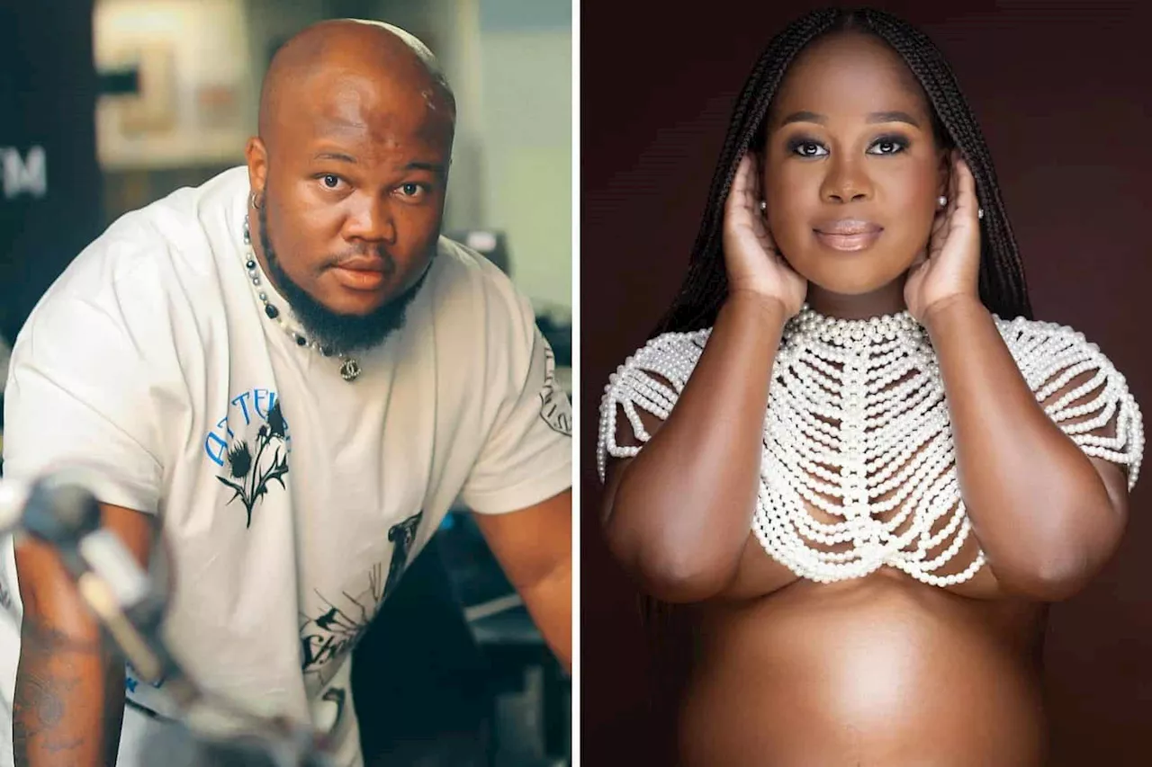 PICS: ‘Fingers crossed it’s a baby girl’ – DJ Sabby on his second baby