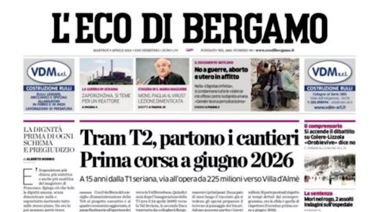 L'Eco di Bergamo: 'Atalanta frenata dalla discontinuità: testa giovedì a Liverpool'