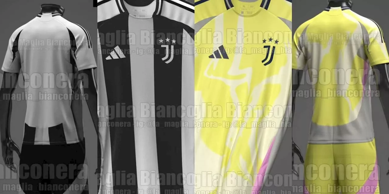 Le maglie della Juve dell'anno prossimo: l'anticipazione sui kit casa e trasferta