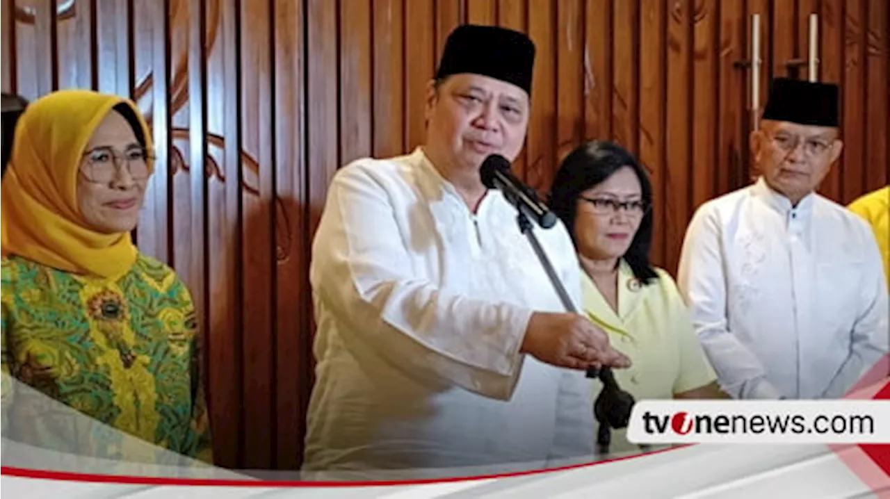 Airlangga Hartarto Tak Temani Jokowi Salat Idul Fitri di Masjid Istiqlal, Ternyata Ini Alasannya