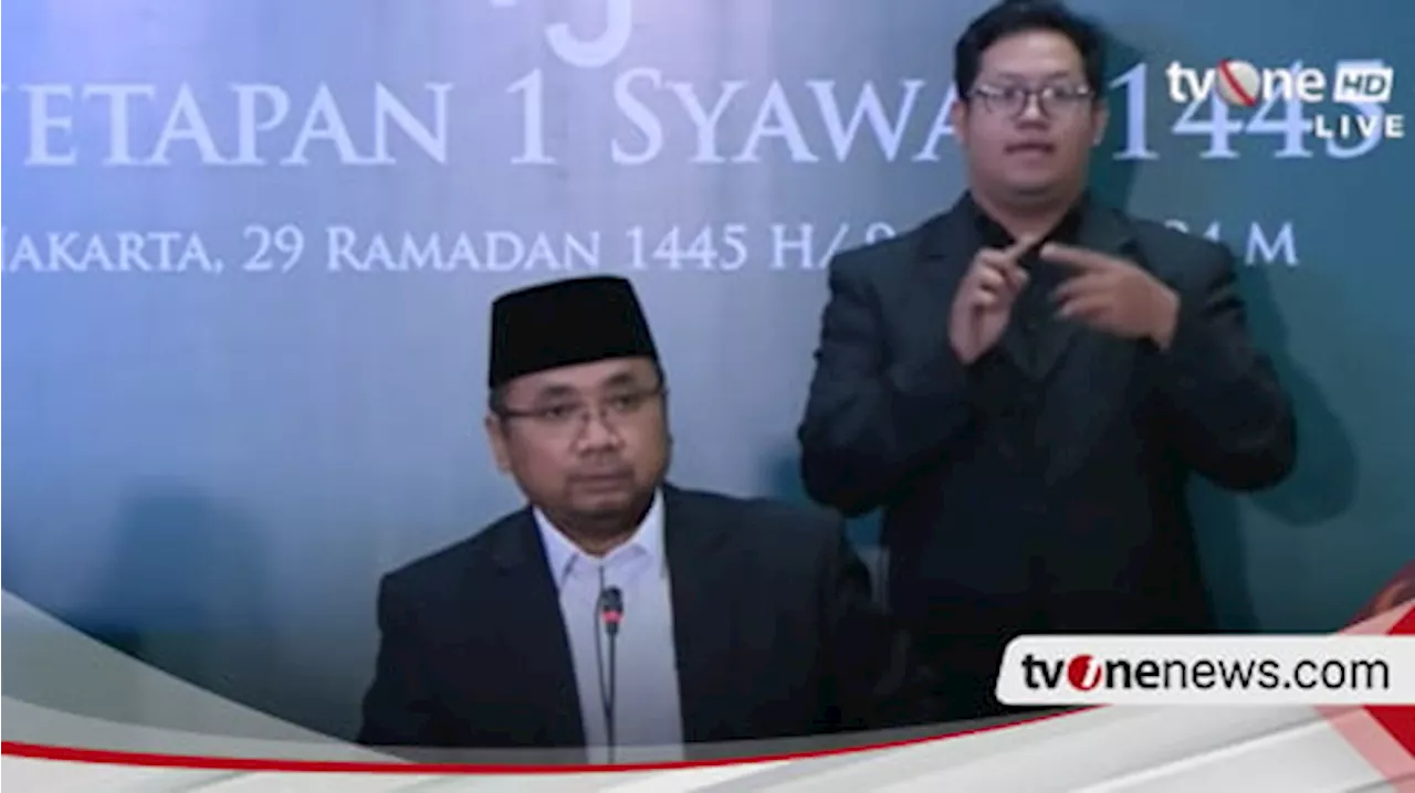 Hasil Sidang Isbat Penetapan Idul Fitri 1 Syawal 1445 H, Pemerintah Tetapkan Lebaran 10 April 2024