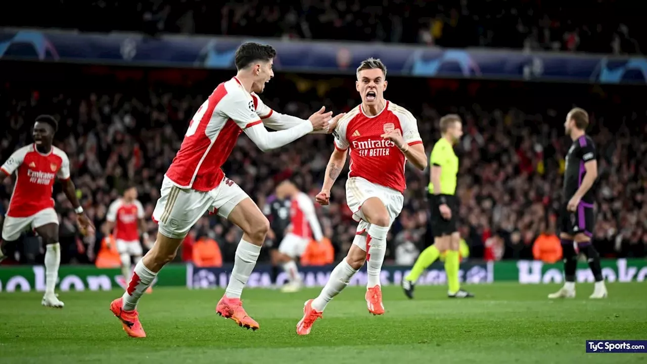 Arsenal igualó con Bayern Munich en Londres, por la Champions League