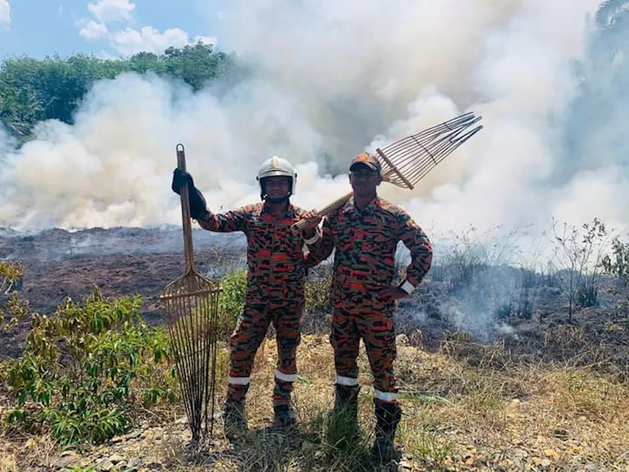 Puntung rokok antara punca kebakaran belukar, lalang, sampah di LTU Lipis-Merapoh