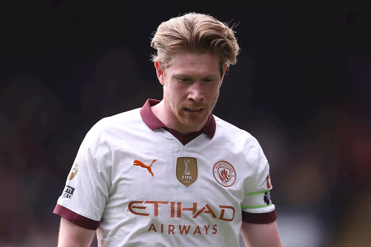 Kevin De Bruyne ziek en zit op de bank bij Manchester City tegen Real Madrid