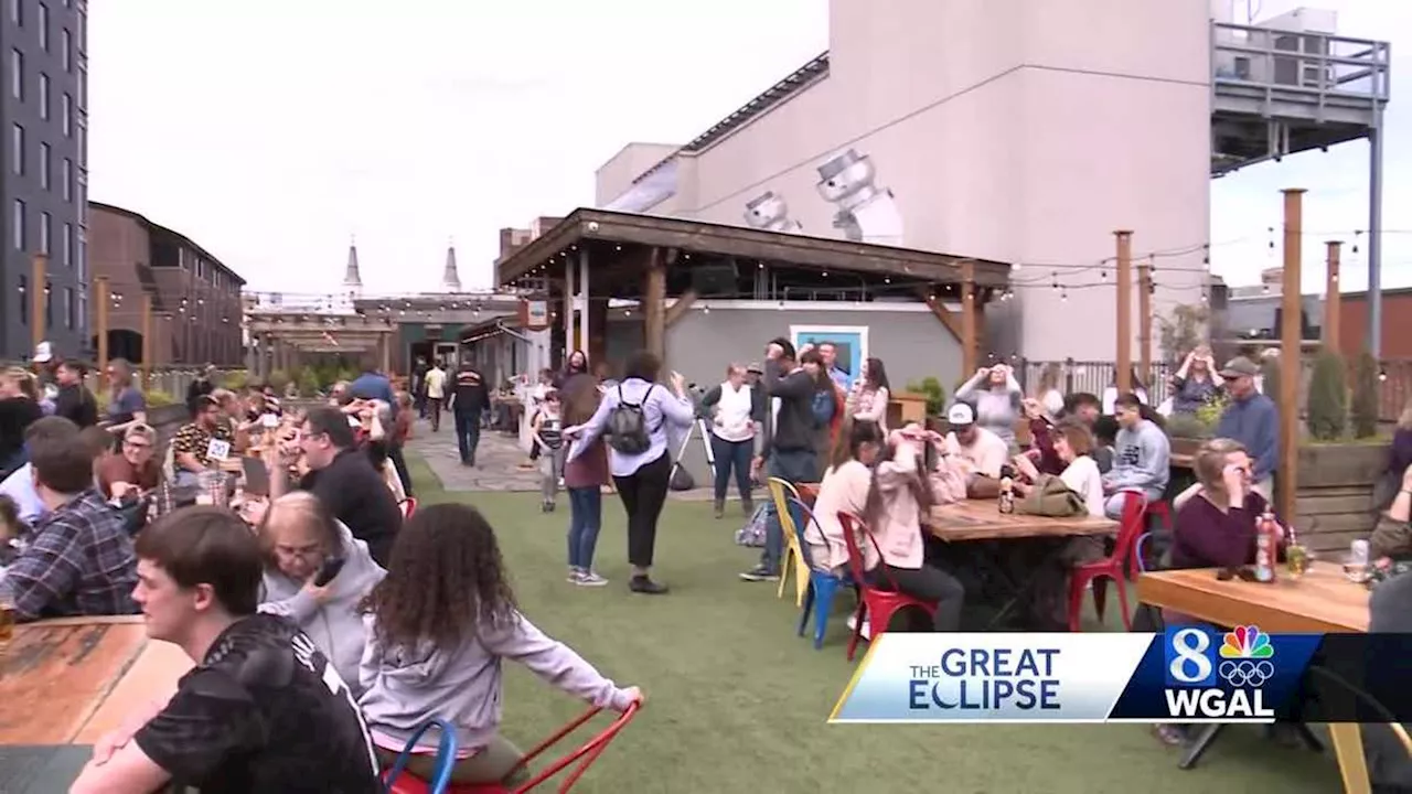 Eclipse party in Lancaster gets great reviews while eclipse itself gets mixed reviews