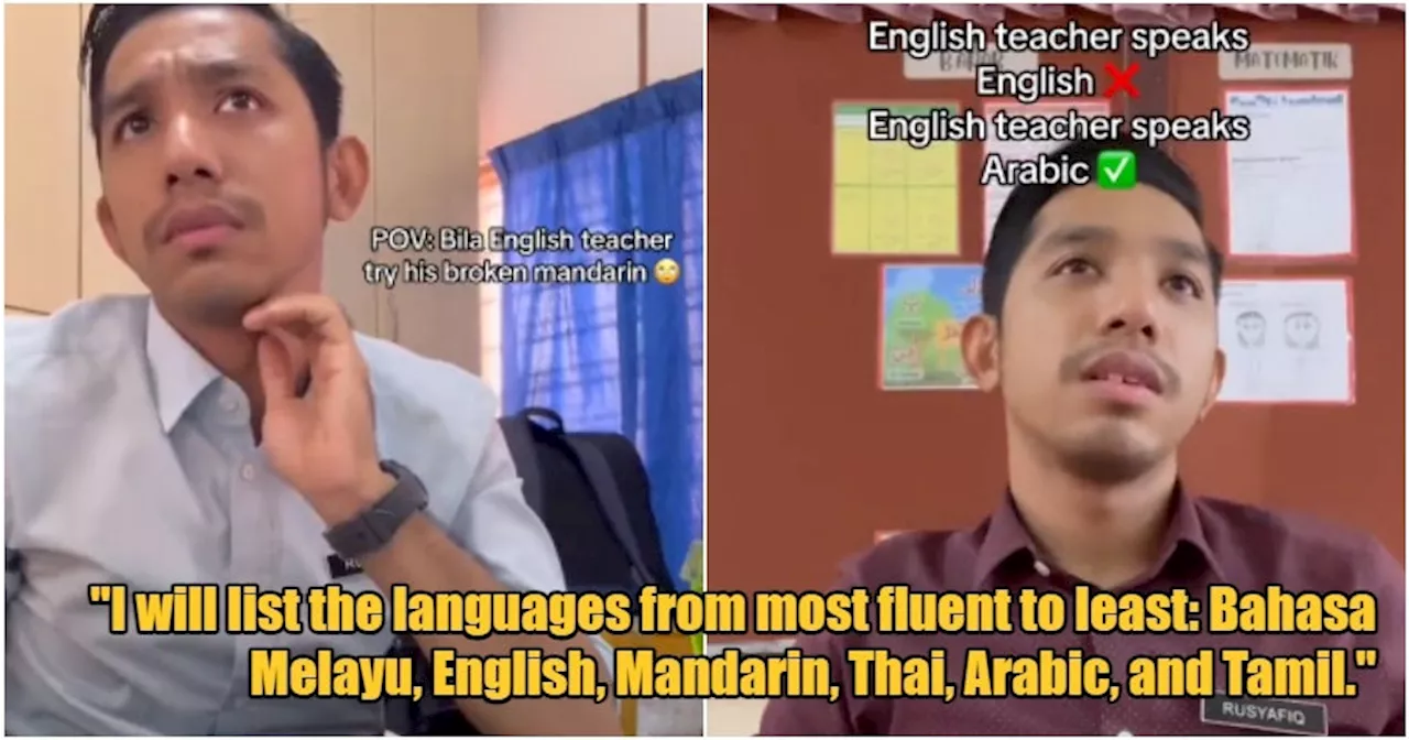 27yo M'sian Teacher Impressively Speaks 6 Languages, Says He's Still Learning