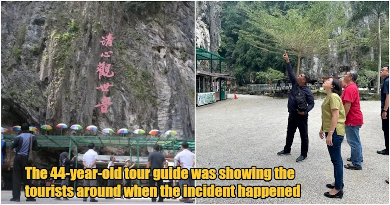 Tourists Spot in Ipoh Closed Indefinitely After Falling Rock Hit & Killed a Tourist Bus Driver