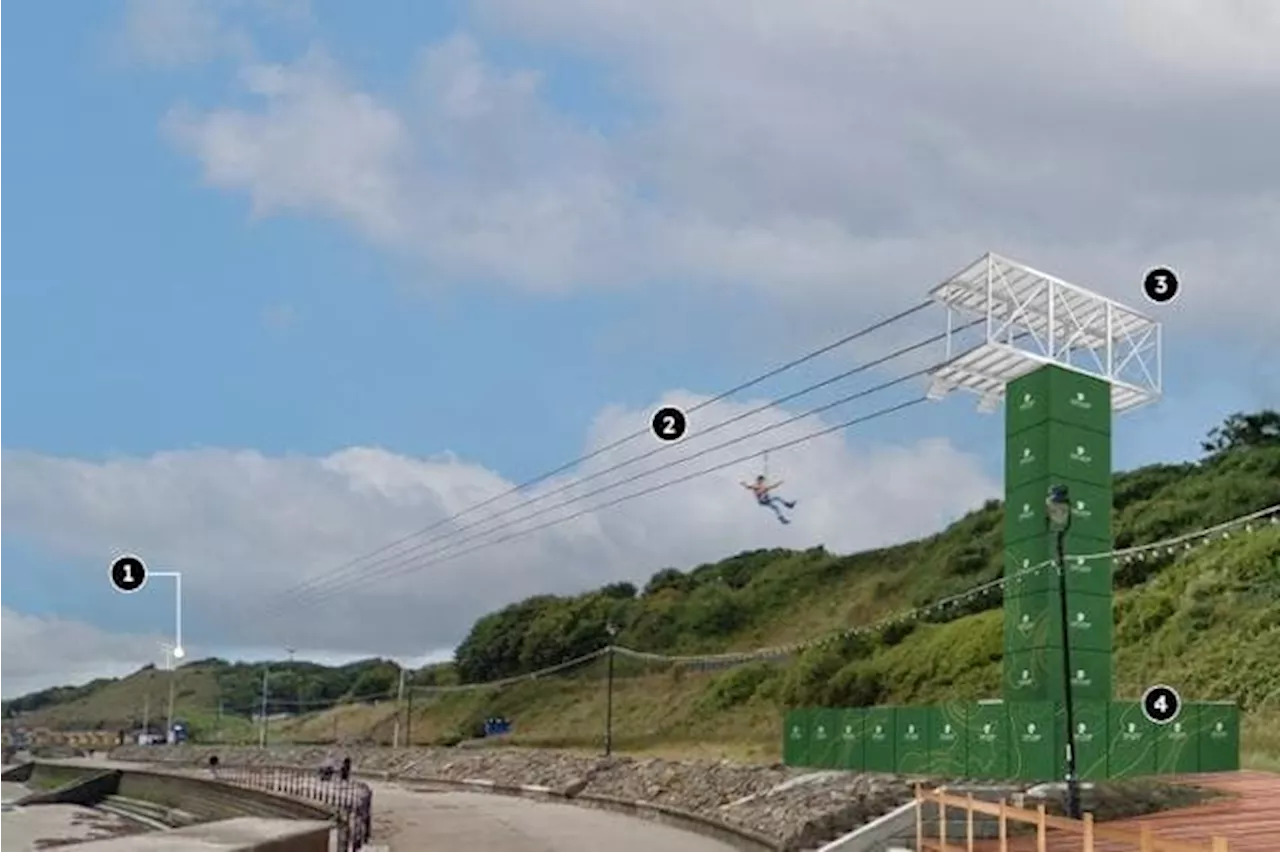 WATCH: What Scarborough's controversial proposed zip line could look like in action