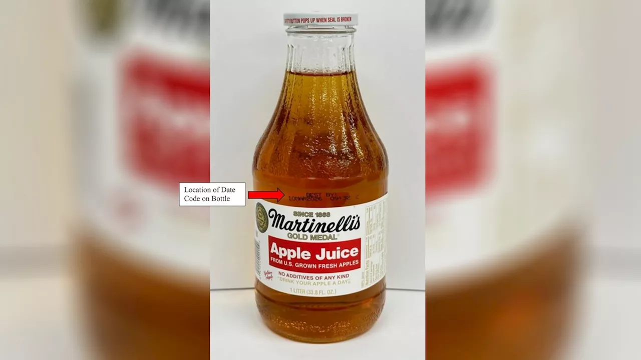 Martinelli's apple juice recalled over high arsenic levels, sold at Whole Foods, Kroger and more