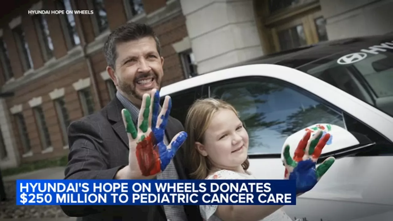 Hyundai Hope on Wheels surpasses $250 million raised for pediatric cancer; survivor shares journey