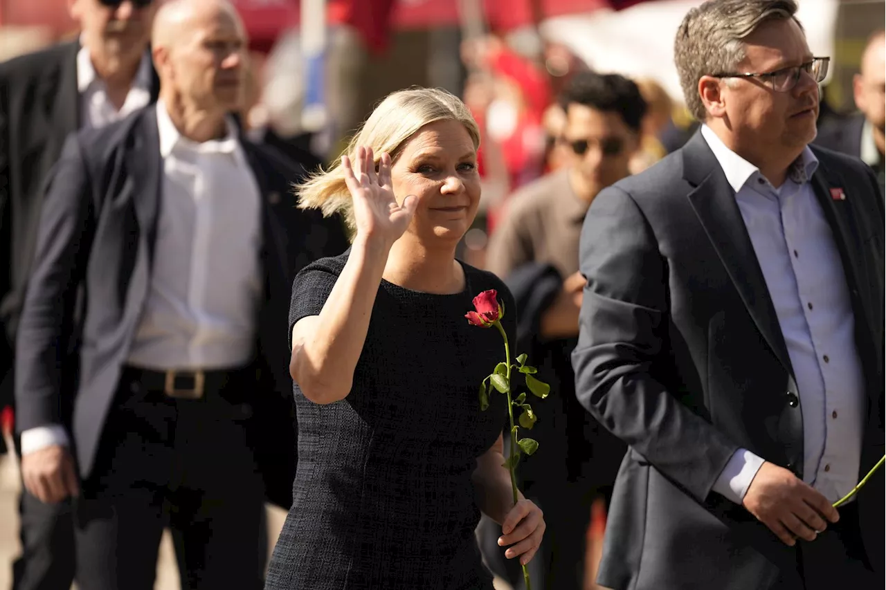 Magdalena Andersson förstamajtalade i Göteborg