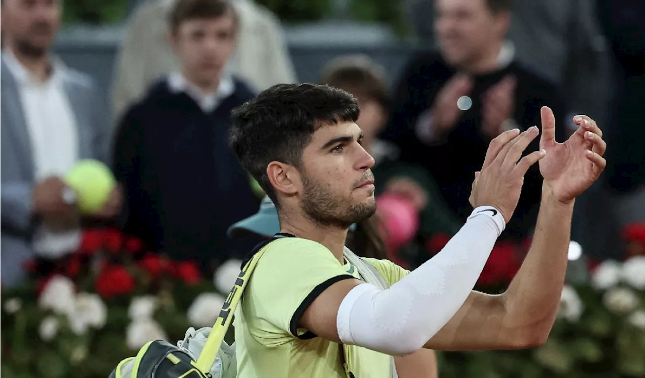 Carlos Alcaraz quedó eliminado del Masters de Madrid