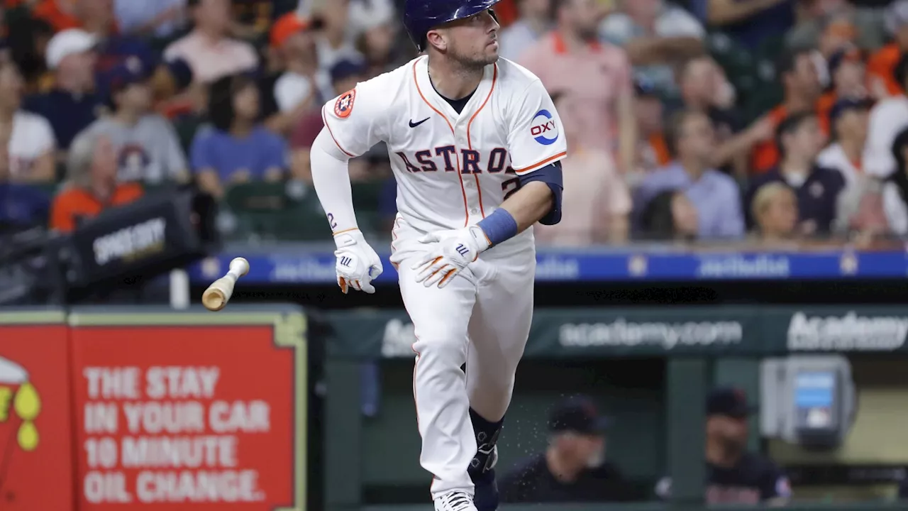 Caratini's 2-run homer in 10th, Hader's 2-inning outing lift Astros over Guardians 10-9