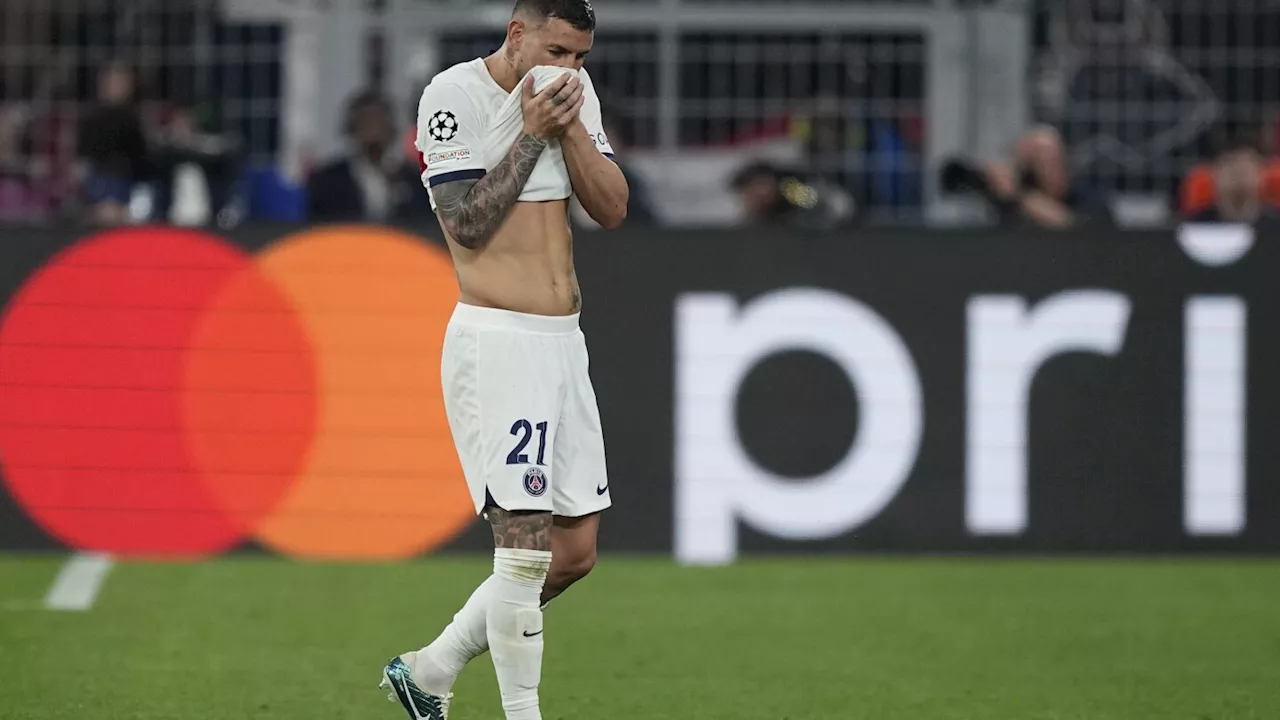 PSG defender Lucas Hernández injured in Champions League semifinal first leg at Dortmund