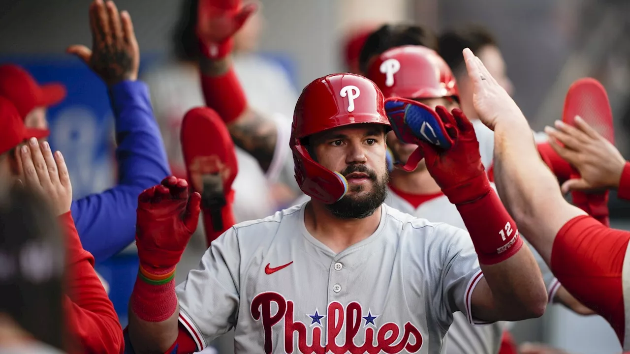 Rojas and Castellanos homer in the 9th, leading the Phillies to a 6-5 comeback win over the Angels