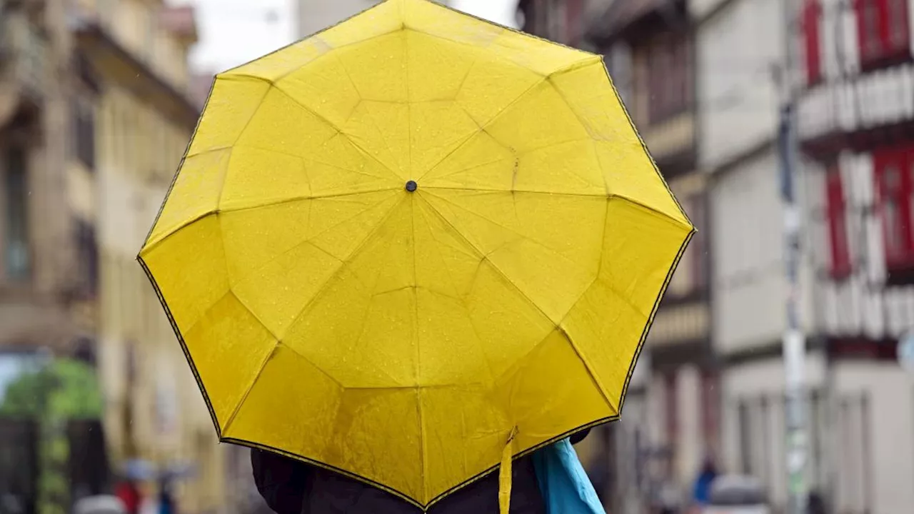 Regenschirm statt Sonnenbrille: Schauer und Gewitter