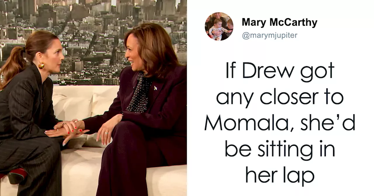 Drew Barrymore’s “Cringe” Interview With Kamala Harris Sparks Online Firestorm