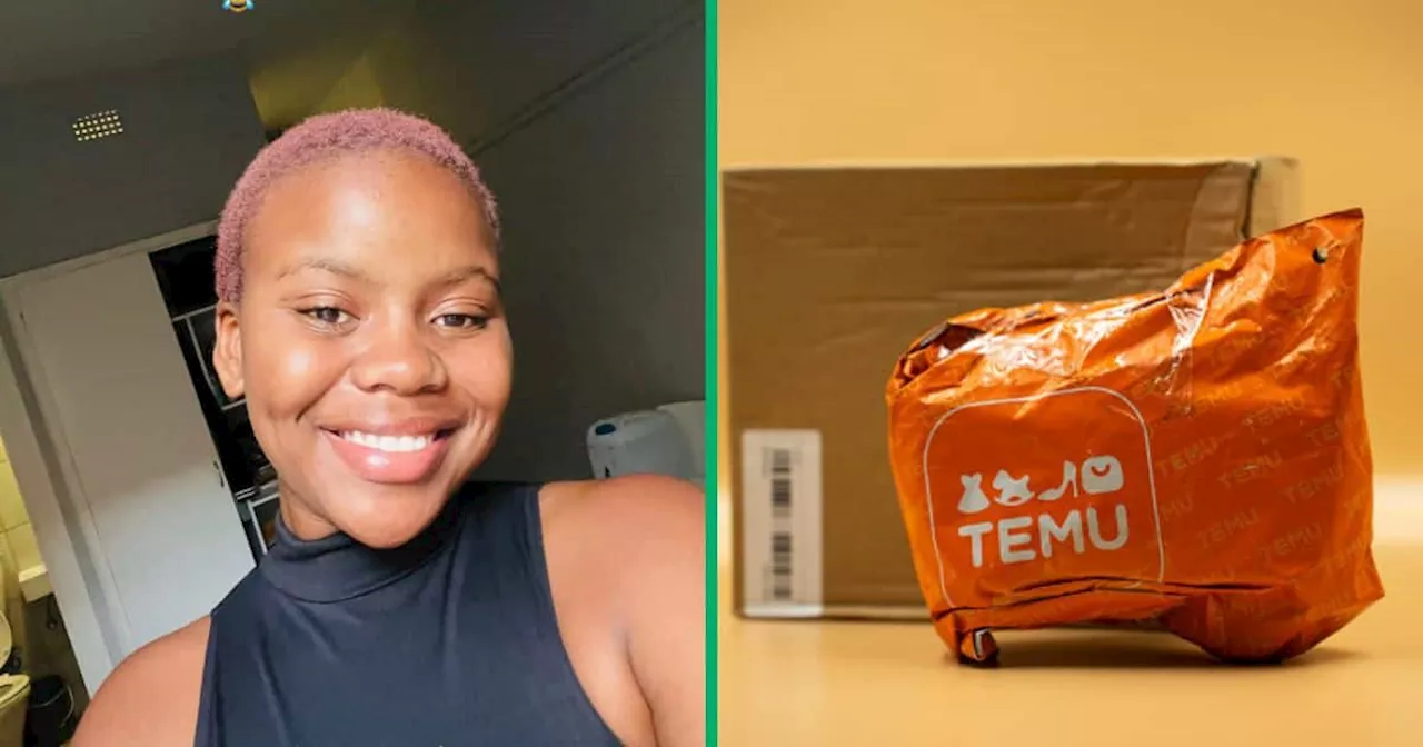 Woman Shows Off Free Temu Order, South Africa Envious: “I Must Invite New Friends”