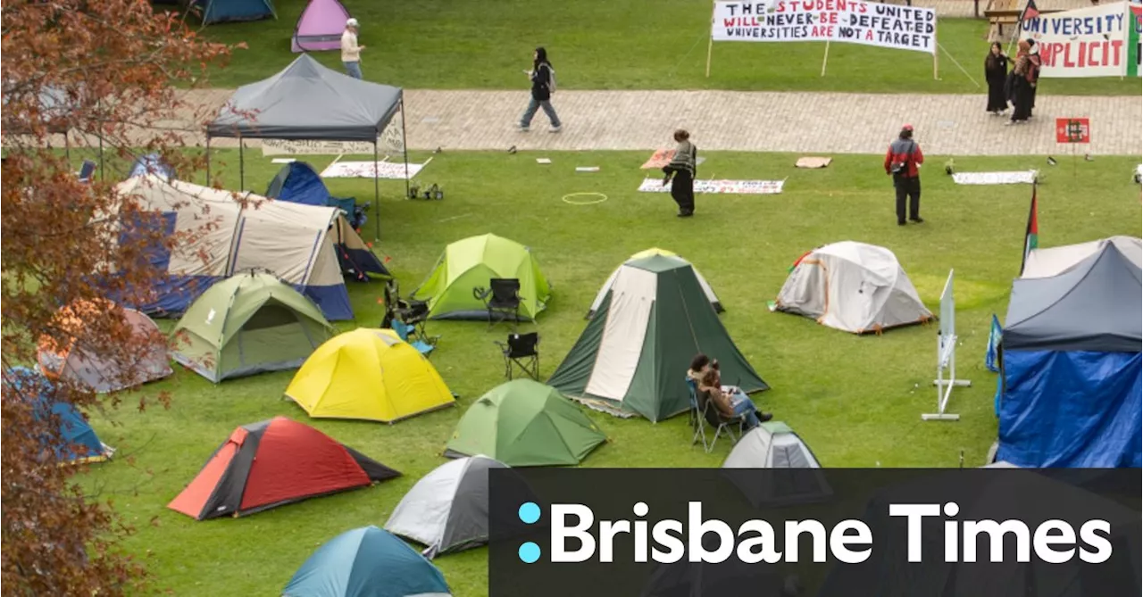 Inside the growing protest tent cities of Melbourne and Monash universities