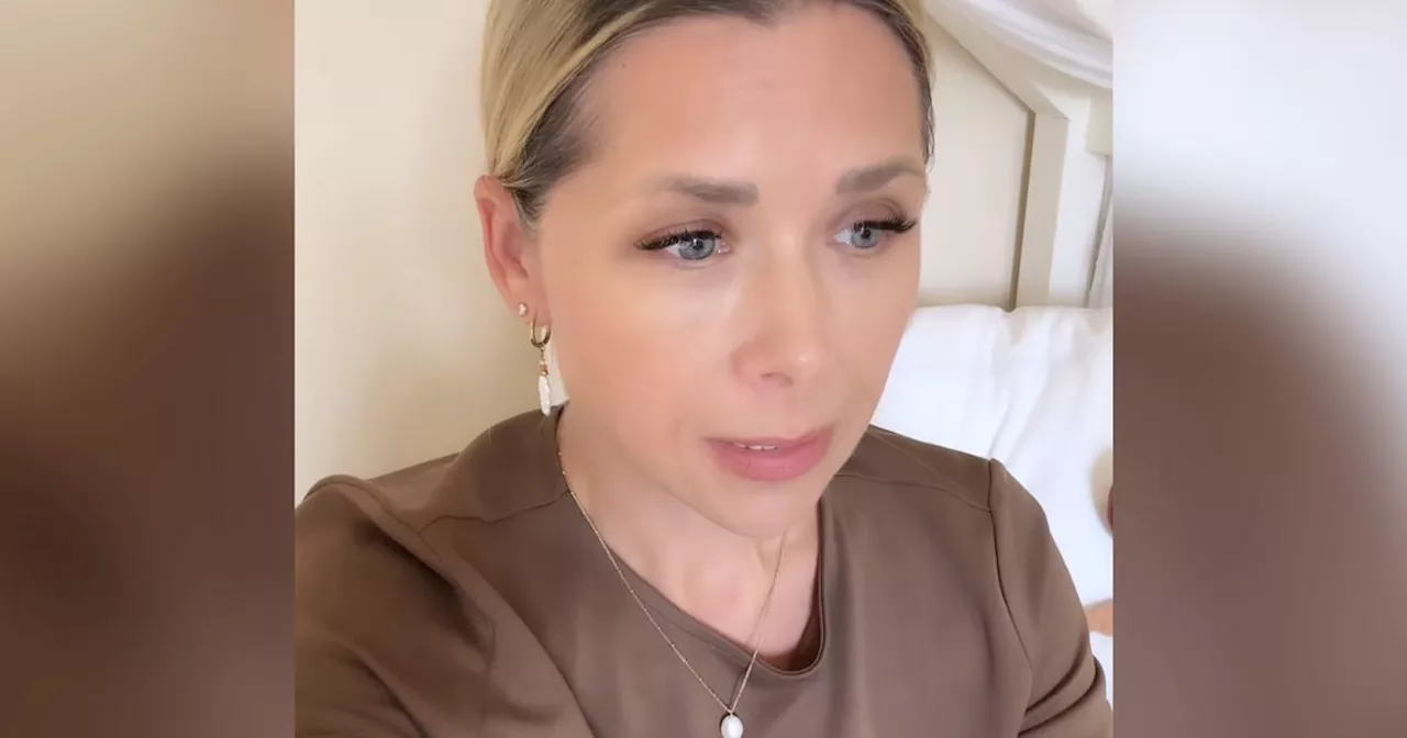 Tanja Szewczenko richtet sich mit Tränen in den Augen an ihre Fans