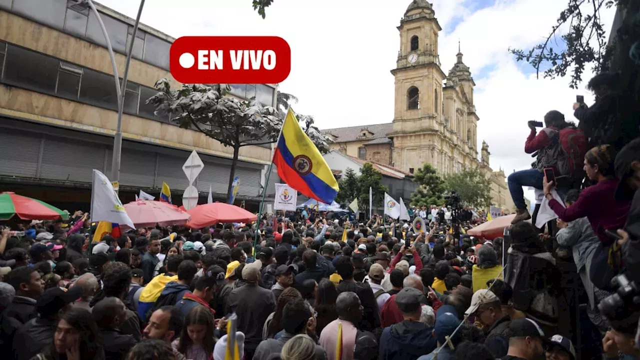 Marchas HOY 1 de abril en Bogotá 2024 EN VIVO, puntos de protesta y