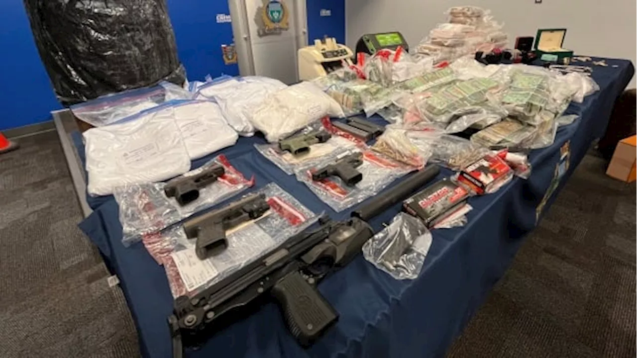 Bust of alleged criminal drug network nets 14 arrests, millions in drugs, jewelry, guns and vehicles