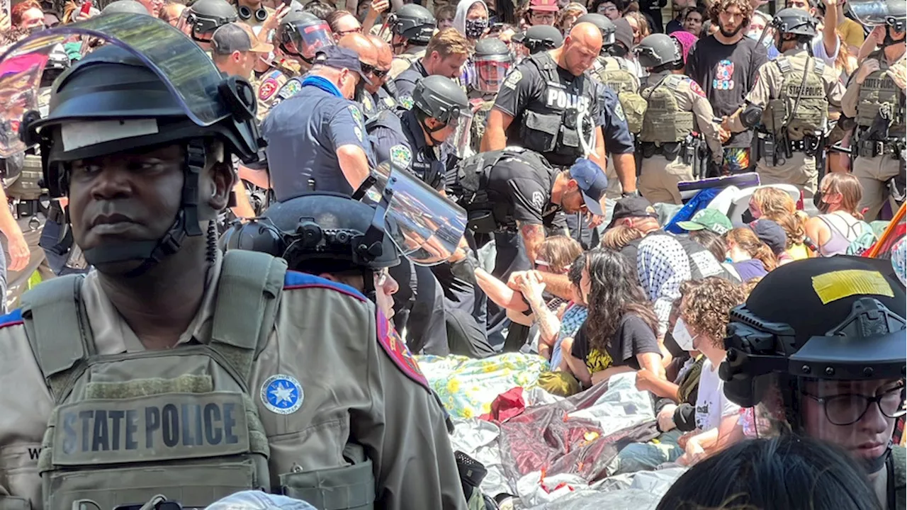 UT blames 'outside groups' for protest chaos, demonstrators call that 'misinformation'