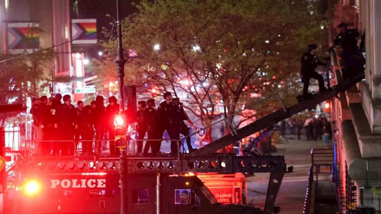 Police enter Columbia University building barricaded by students as protests rock US campuses