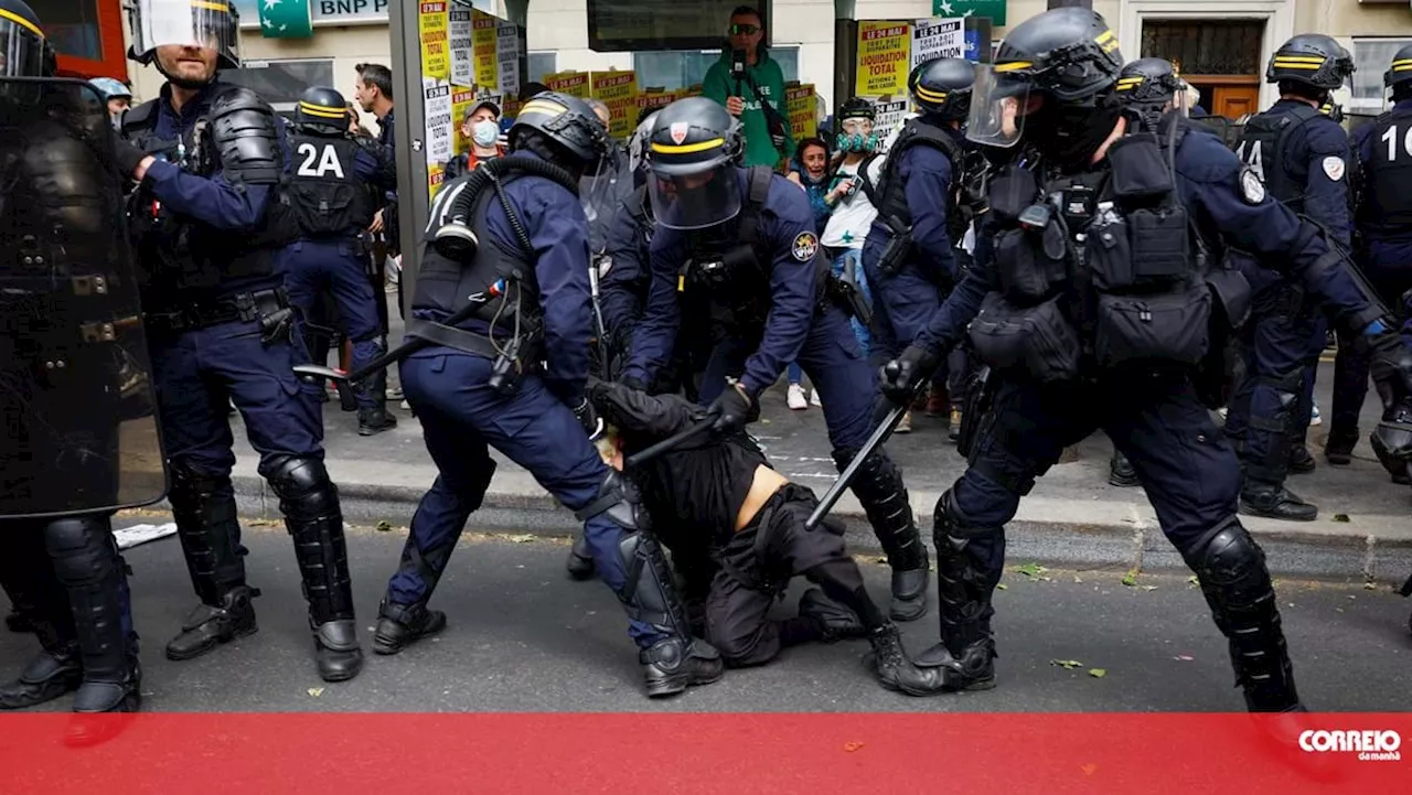 Tensão nas ruas de Paris e 25 detidos durante manifestação do Dia do Trabalhador