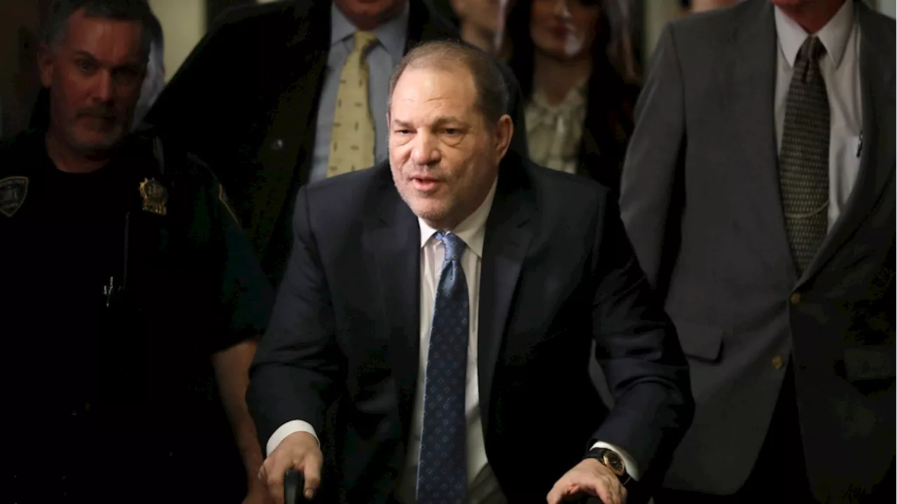 Harvey Weinstein appears in court after his New York rape conviction was overturned