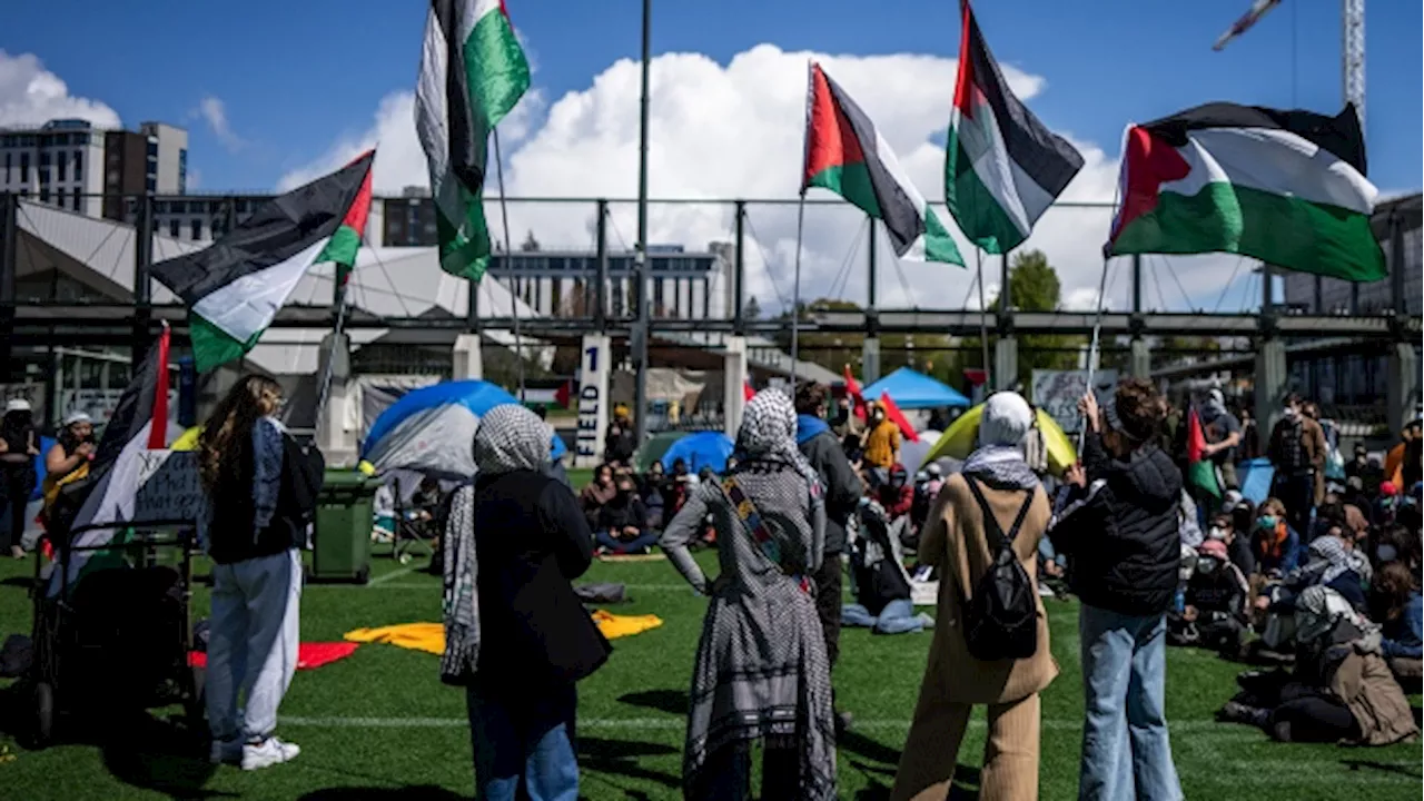 Pro-Palestinian protest camps at Canadian universities