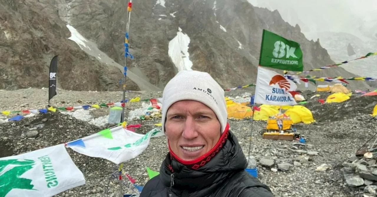 Frank Løke har ankommet Camp 2 på vei opp Mount Everest