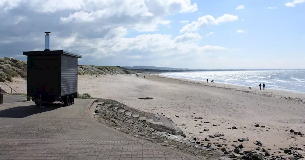 Authentic wood-fired mobile sauna to open at Irvine beach this month