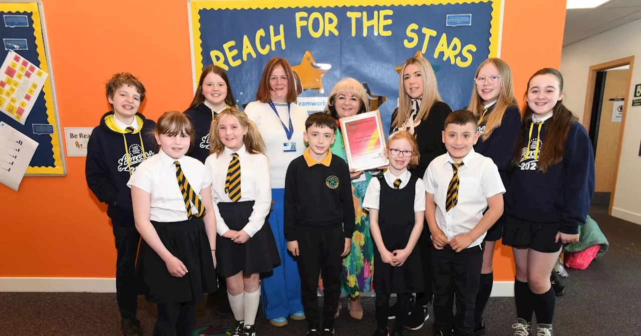 Cambuslang's James Aiton Primary School receives award for anti-bullying efforts