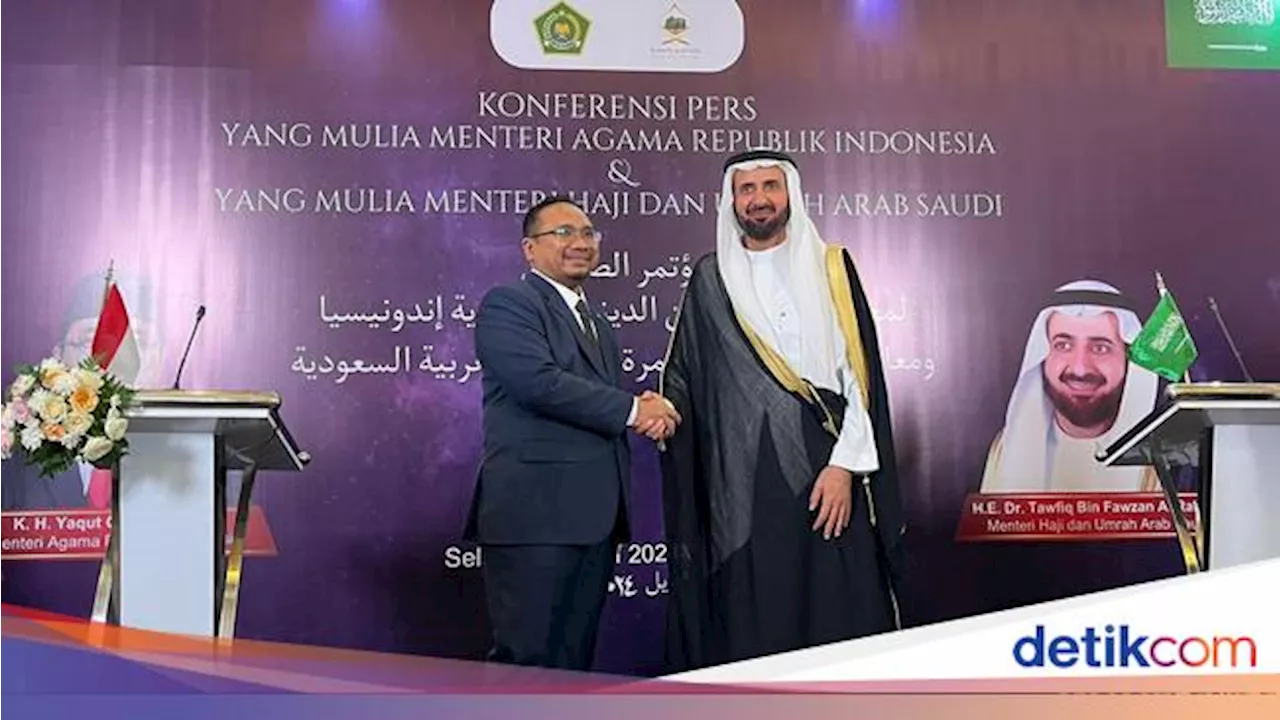 Menag Yaqut dan Menhaj Saudi Bahas Kemudahan Layanan Jemaah Haji RI