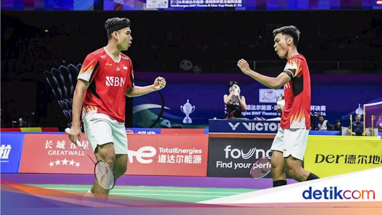 Ginting Kalah, Bagas-Fikri Menang, RI-India Imbang 1-1