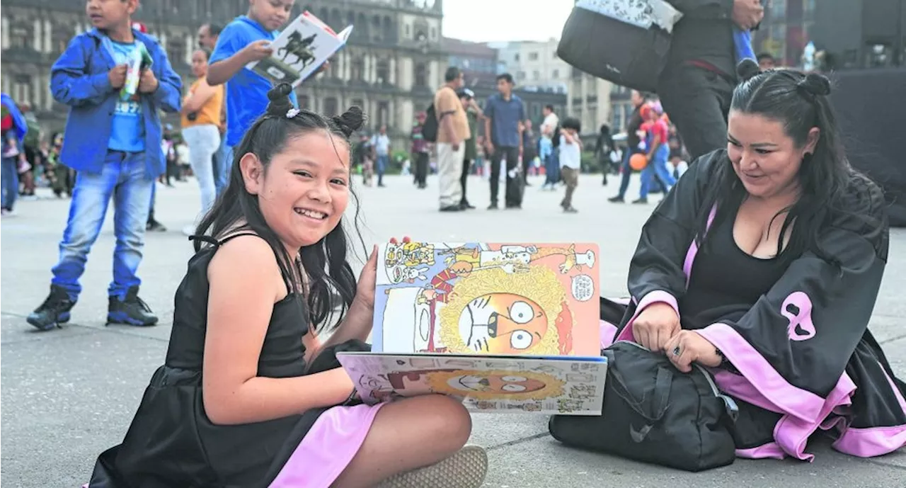 Los niños toman el Zócalo capitalino