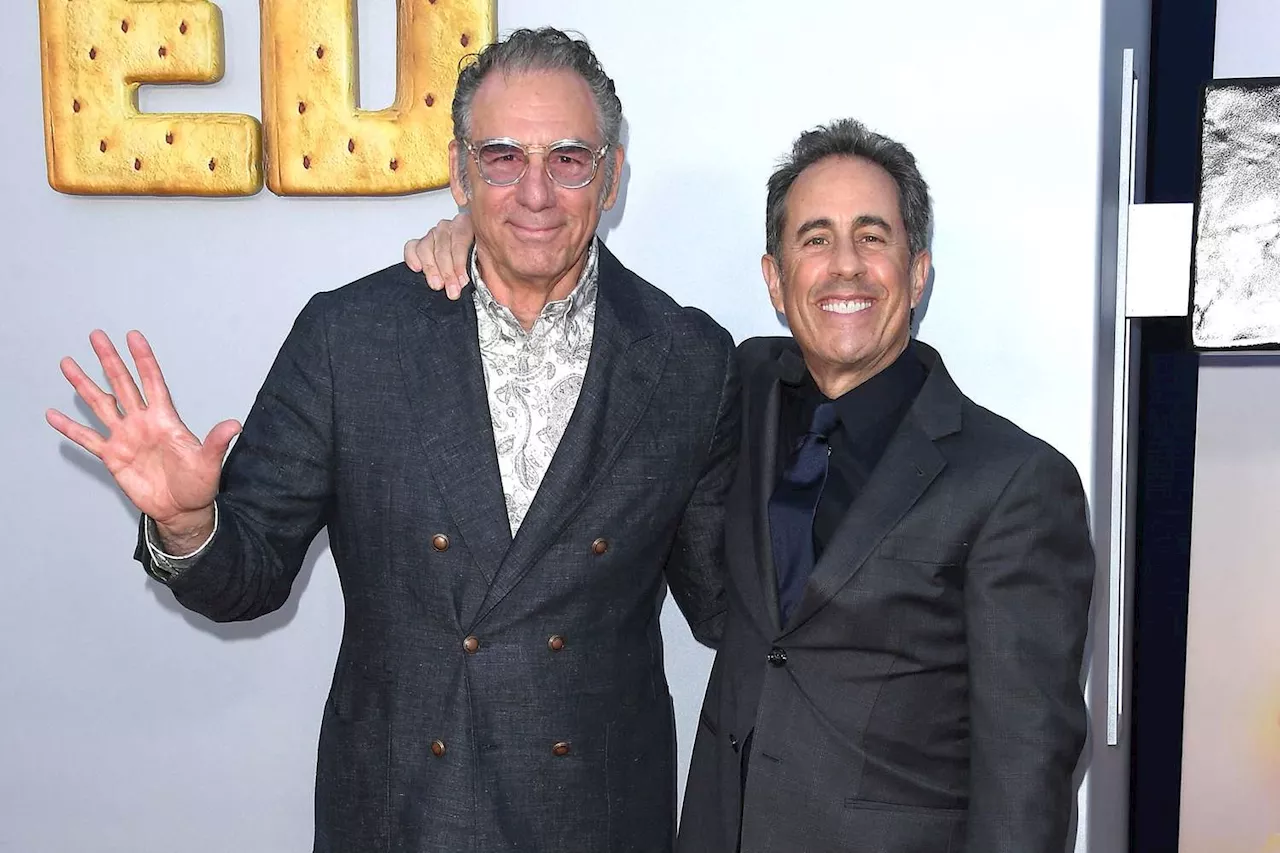 See reclusive Michael Richards reunite with Jerry Seinfeld on first red carpet in 9 years