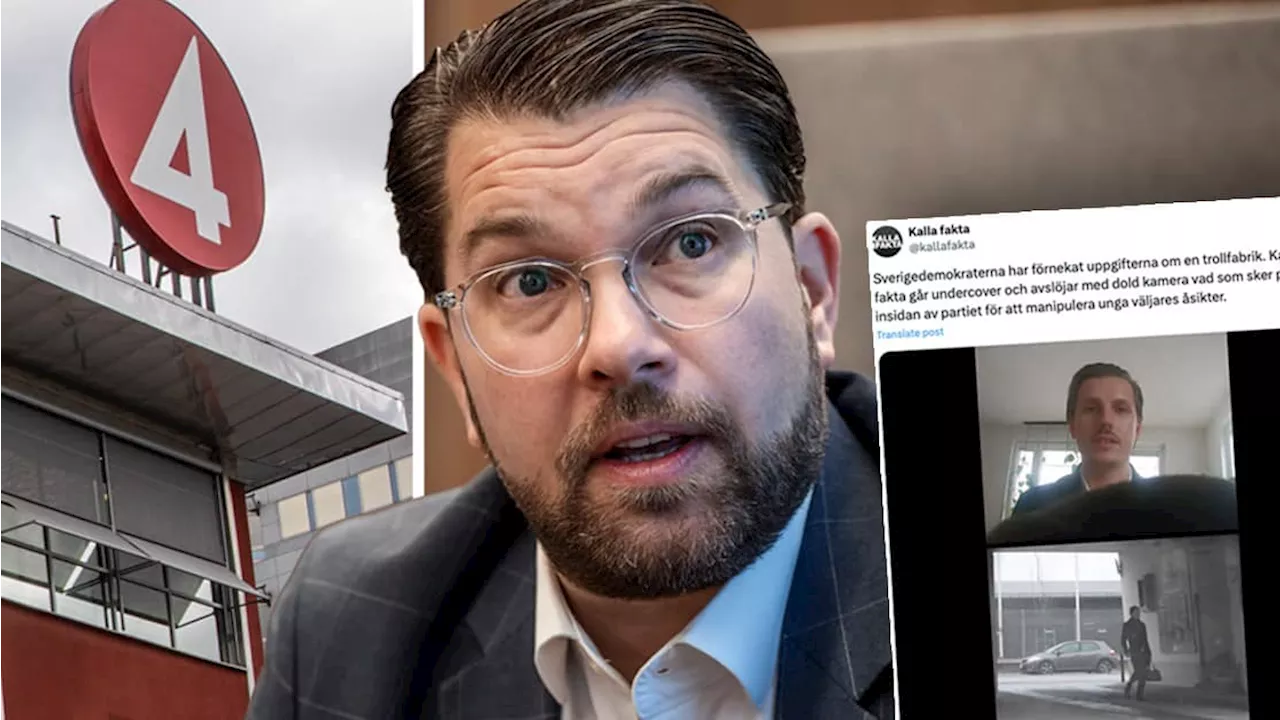 TV4 tog sig in i SD – sägs avslöja ”trollfabrik”