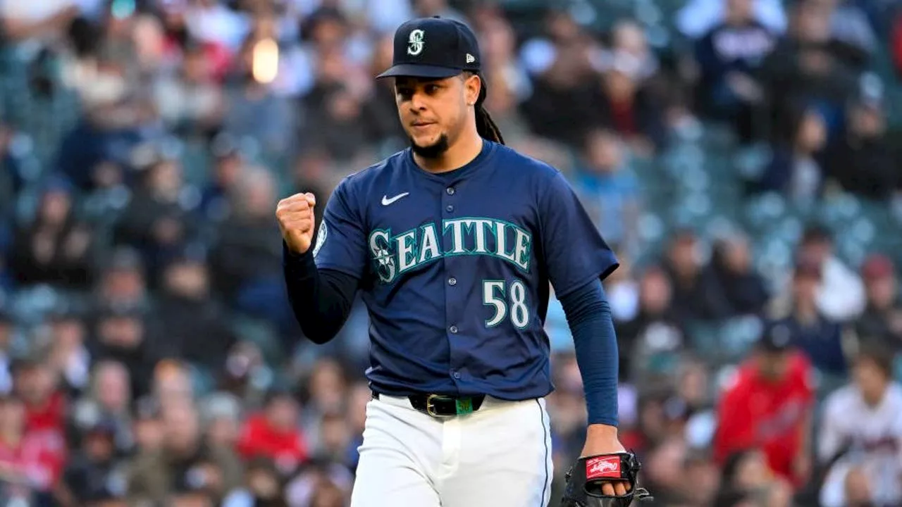 Luis Castillo throws seven scoreless innings as Seattle Mariners beat Braves 3-2