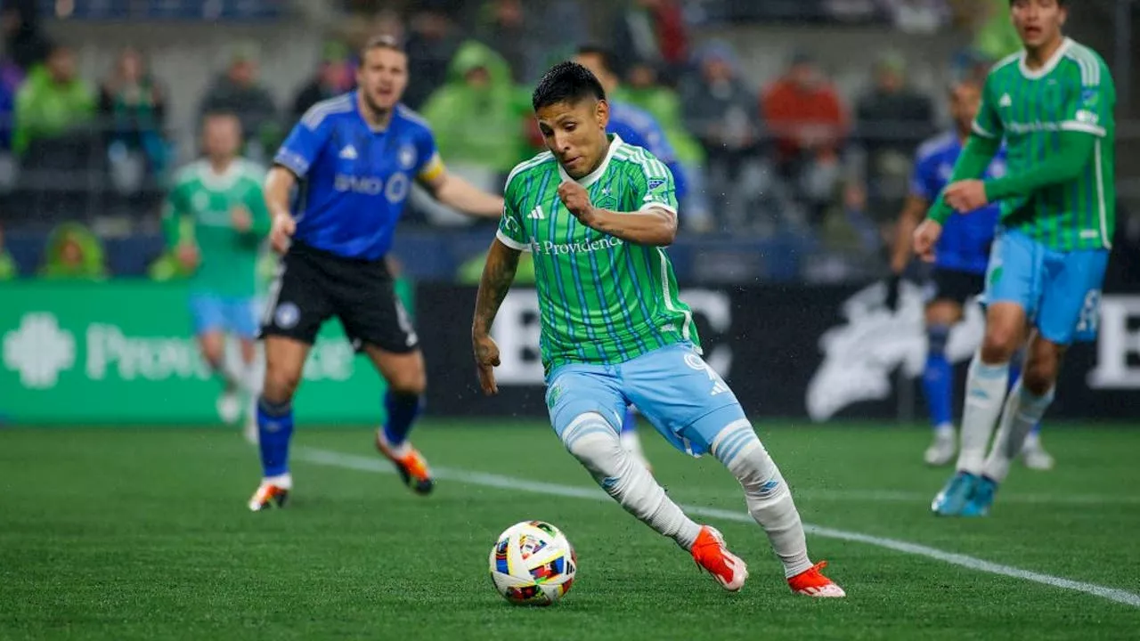 Raúl Ruidíaz scores twice as Seattle Sounders beat Union 3-2