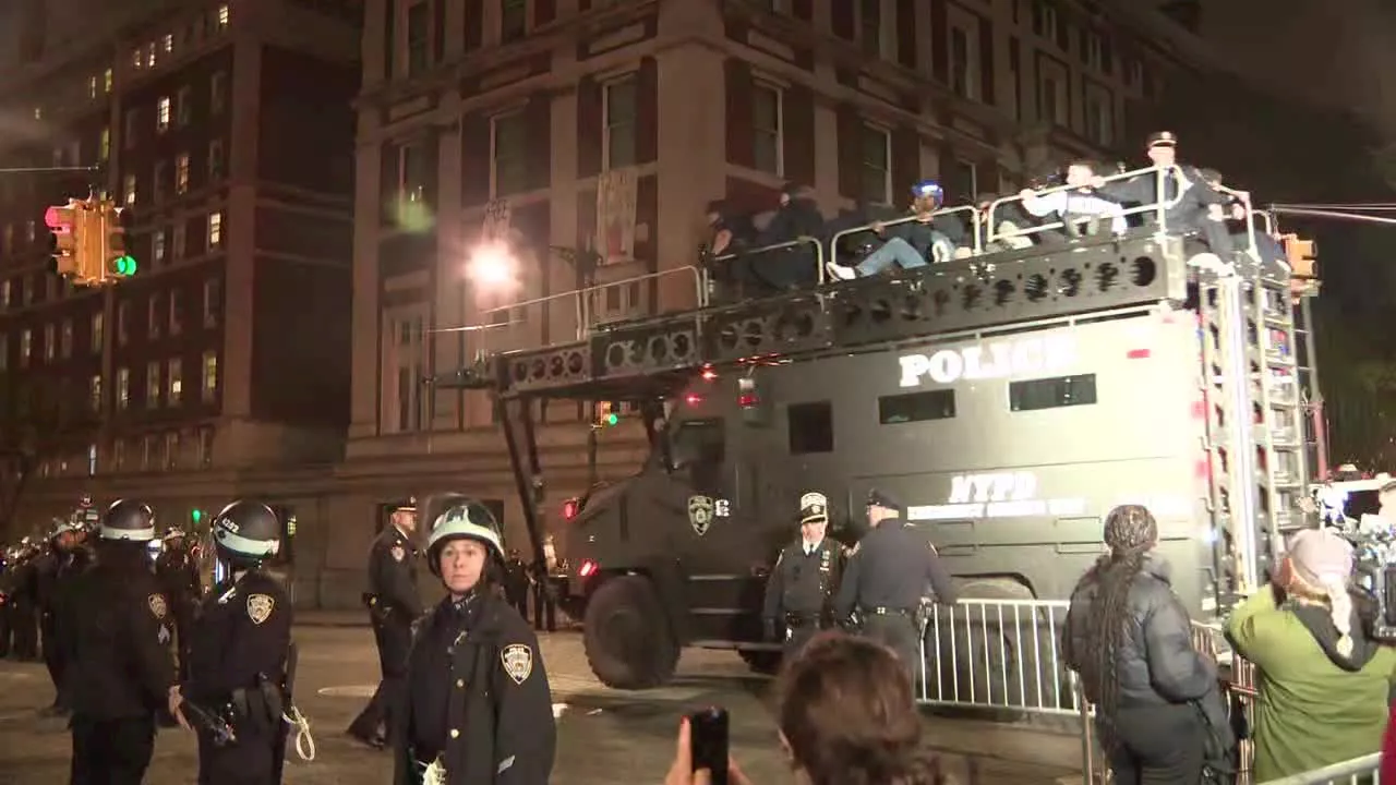 NYPD arrest 300 at Columbia, NYC protests; campus deployment extended to mid-May