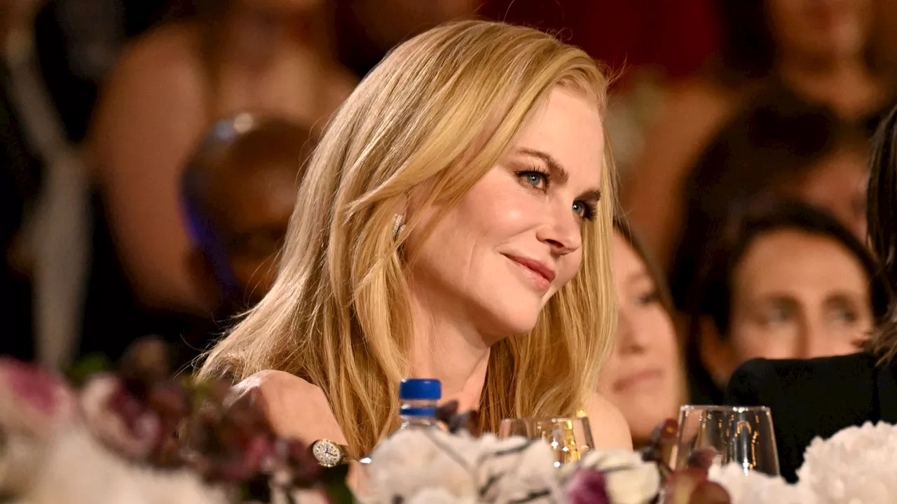 Nicole Kidman Proves That The Almond French Mani Can Also Be Worn With Short Nails