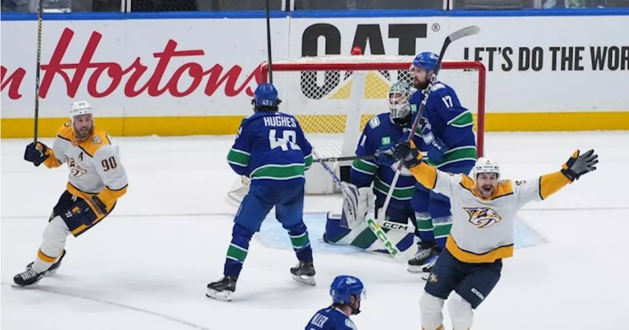 Vancouver Canucks fail to close out series, return to Nashville for Game 6