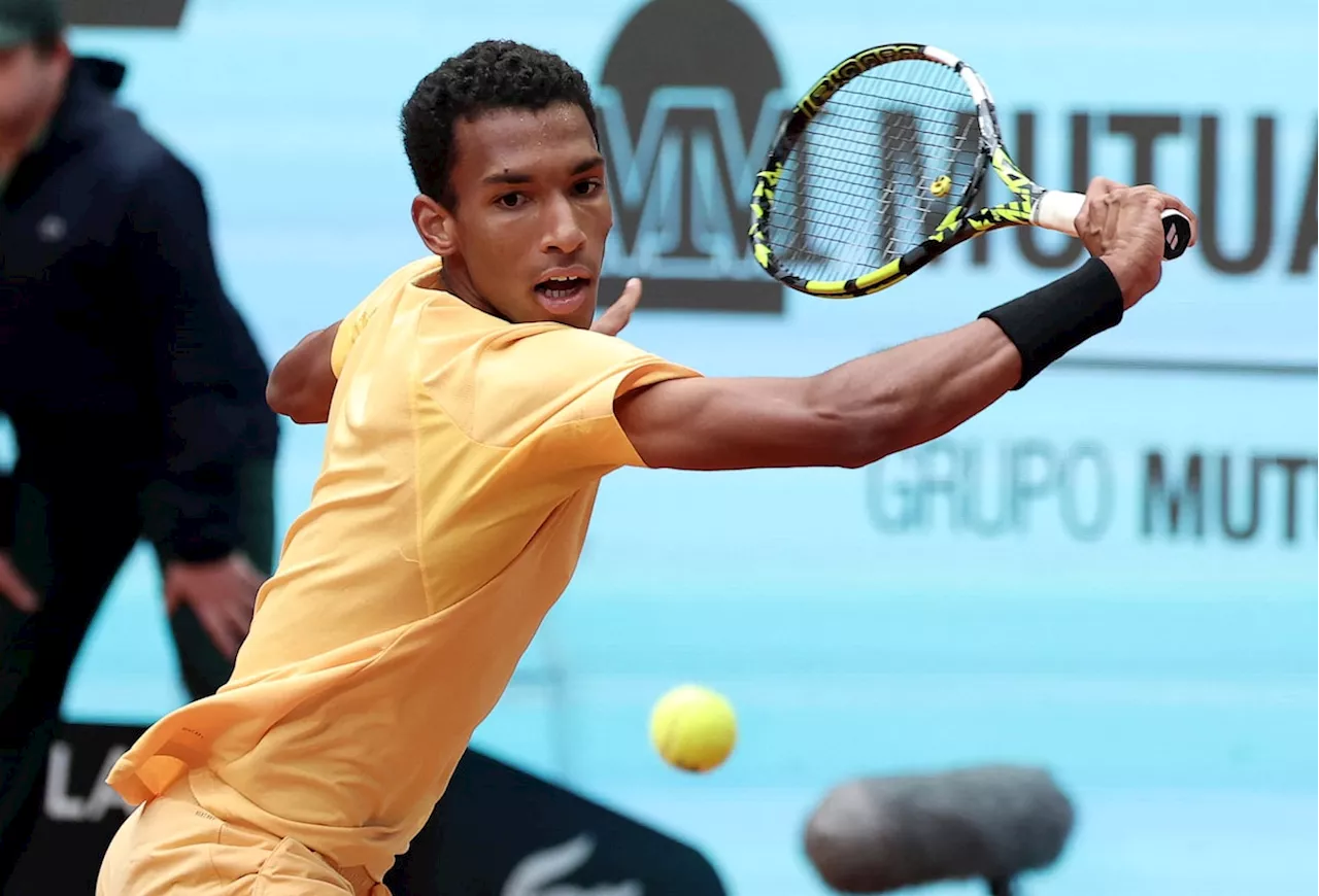 Auger-Aliassime advances to Madrid quarter-finals with impressive win over Rune