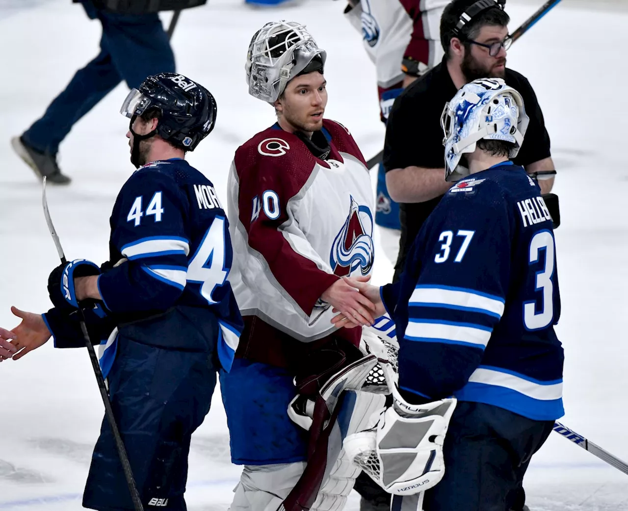 Jets eliminated from NHL playoffs with loss to Avalanche