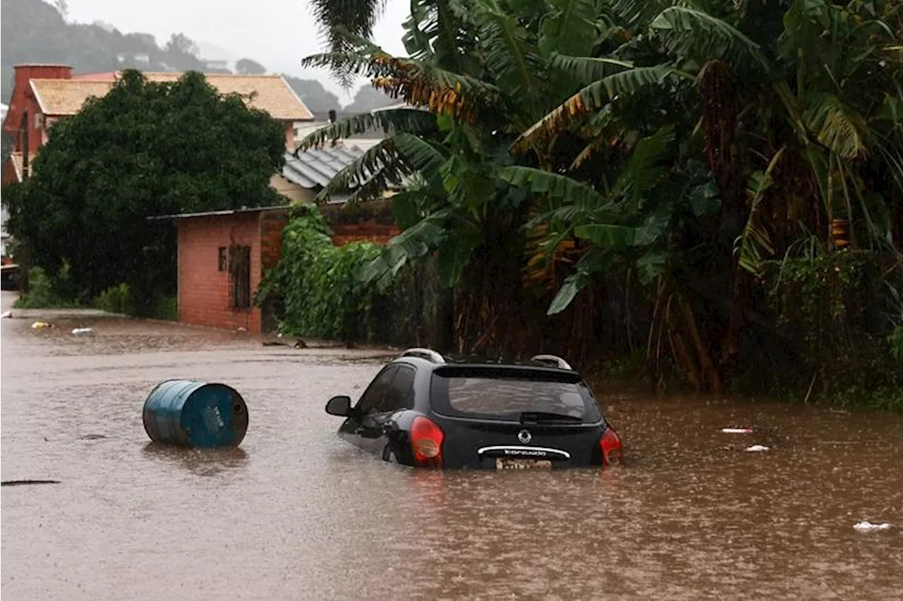 Heavy rains kill at least 10 in southern Brazil, governor warns of historic disaster